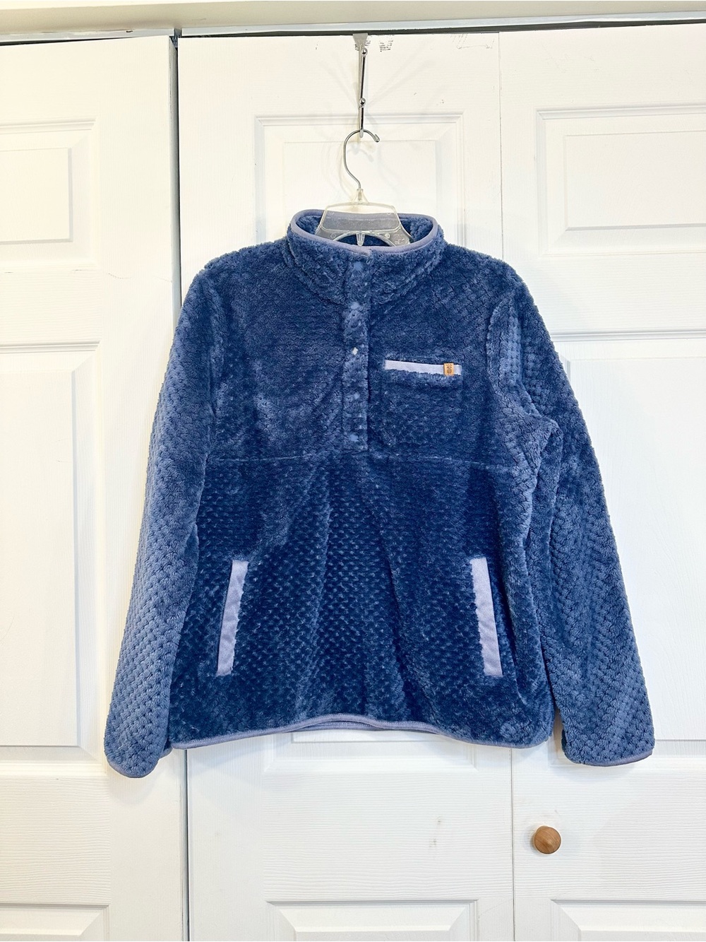 Simply Southern Simply Soft Sherpa Blue Pullover